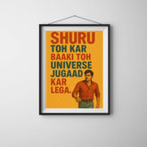 INUS Motivational, Uplifting Wall Abstract Posters, Inspiring A4 300GSM with and Free Stickers - (30 cm x 21 cm x 0.2 cm)(Pack of 10)